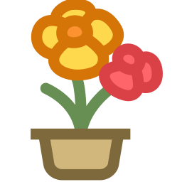 Flower 6 Outline icon